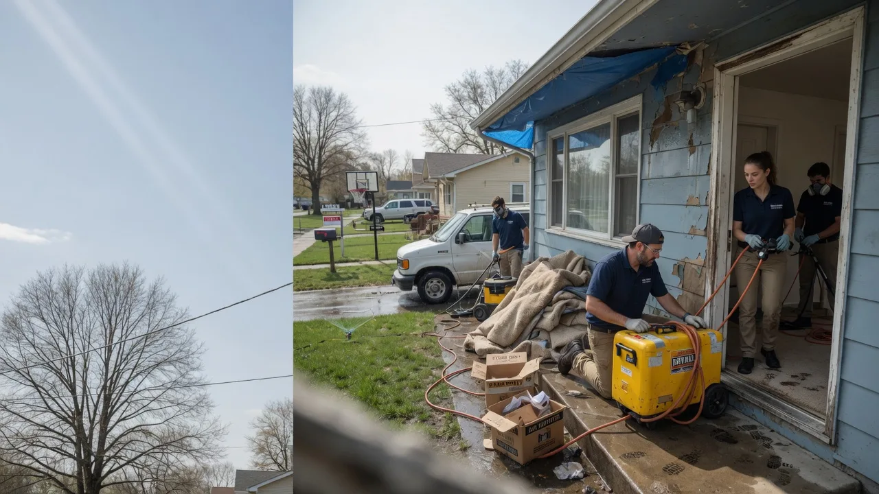 Basement Flood Cleanup in Sterling, PA near me